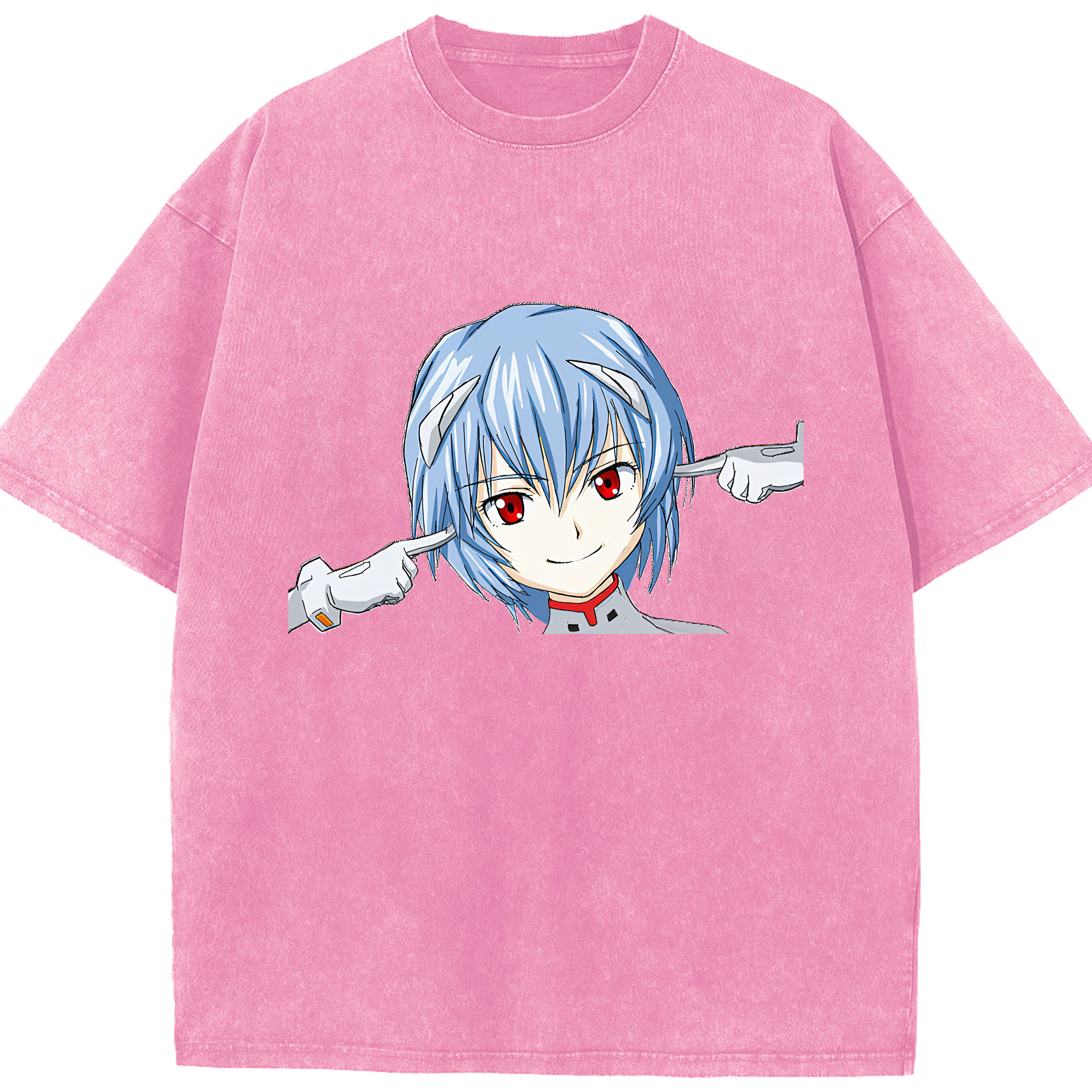 （画像用） EVA 新世紀エヴァンゲリオン 綿100% ヴィンテージ風 半袖Tシャツ（フロントプリント）